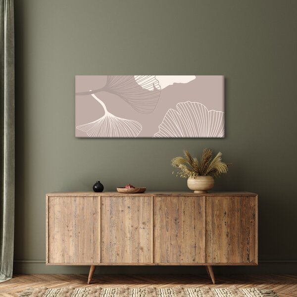 Slika - Bež lišće N⁰1 (120x50 cm)