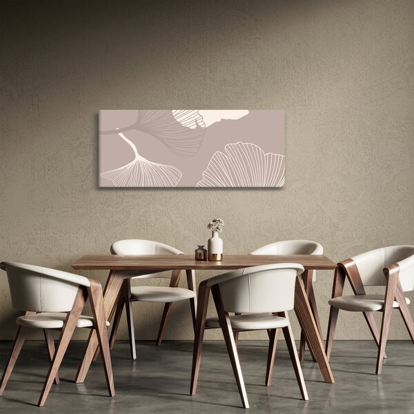Slika - Bež lišće N⁰1 (120x50 cm)