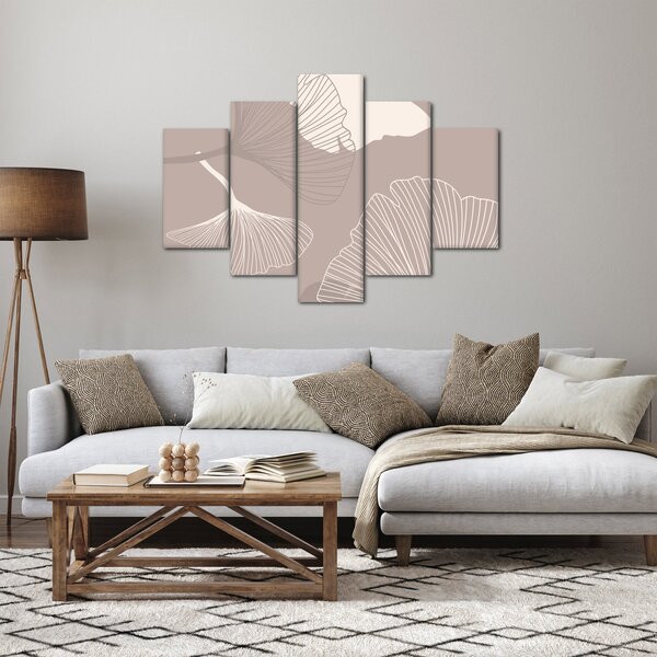 Slika - Bež lišće N⁰1 (150x105 cm)