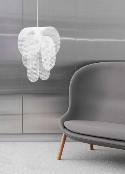 Viseće Svjetiljka Normann Copenhagen, Bijela, Dnevna soba, Metal