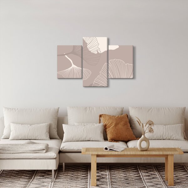 Slika - Bež lišće N⁰1 (90x60 cm)