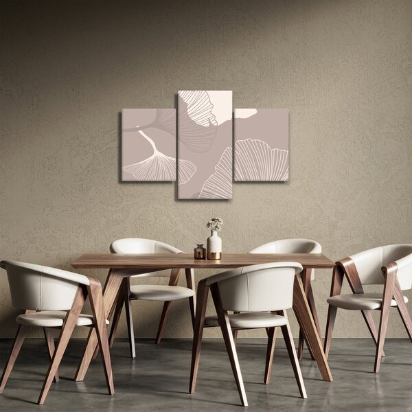 Slika - Bež lišće N⁰1 (90x60 cm)