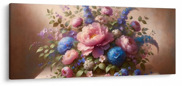 Slika - Stol pun cvijeća (120x50 cm)