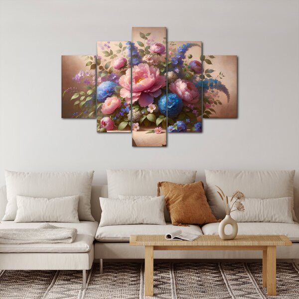 Slika - Stol pun cvijeća (150x105 cm)