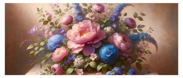 Slika - Stol pun cvijeća (120x50 cm)