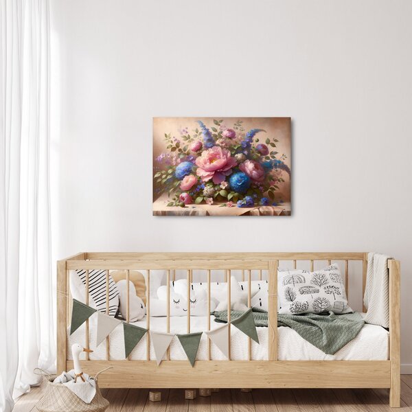 Slika - Stol pun cvijeća (70x50 cm)