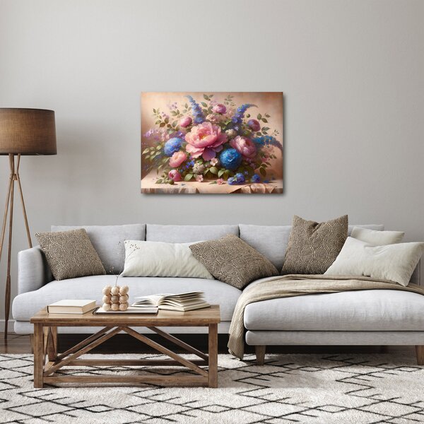Slika - Stol pun cvijeća (70x50 cm)