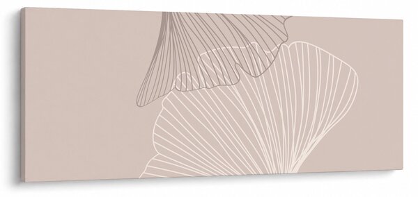 Slika - Bež lišće N⁰2 (120x50 cm)