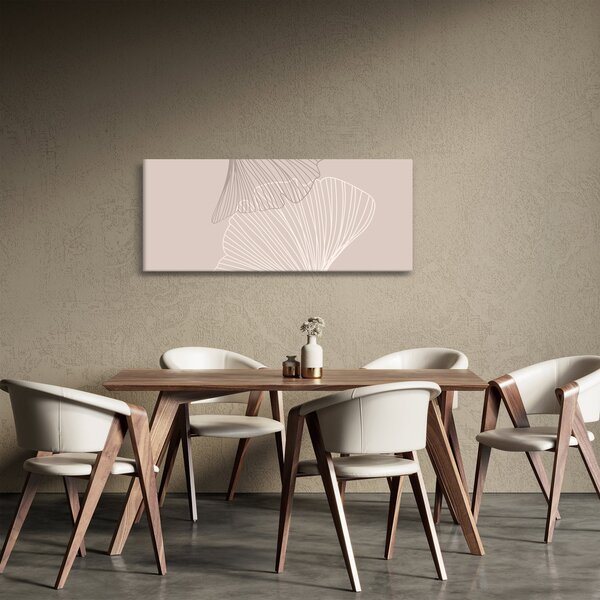 Slika - Bež lišće N⁰2 (120x50 cm)