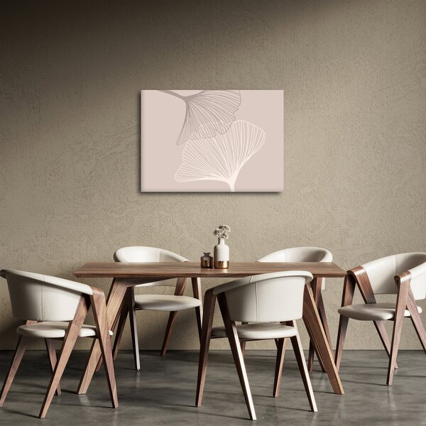 Slika - Bež lišće N⁰2 (70x50 cm)