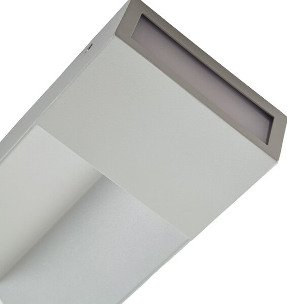 Vanjske Svjetiljka Lucande, Kaholo, Sivo, Aluminij, Moderan