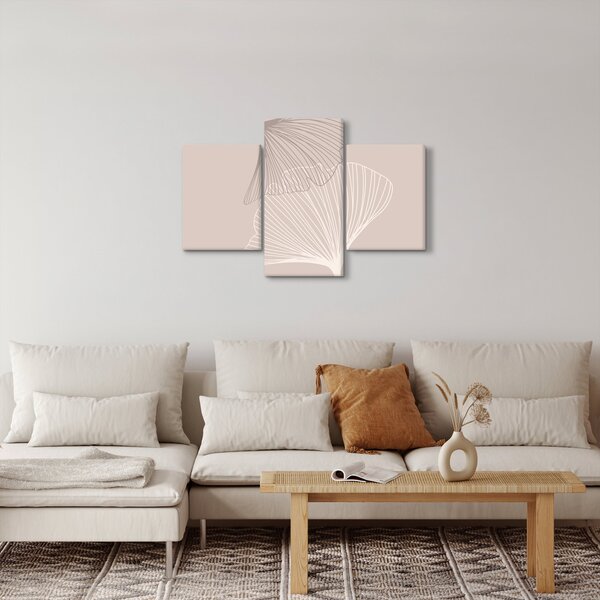 Slika - Bež lišće N⁰2 (90x60 cm)