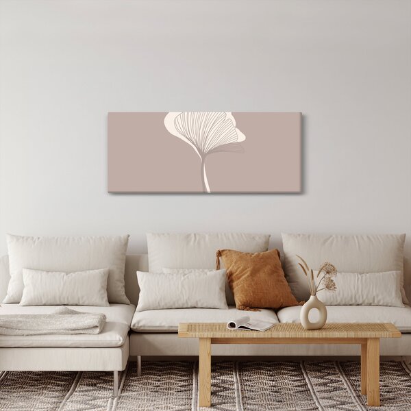 Slika - Bež lišće N⁰3 (120x50 cm)