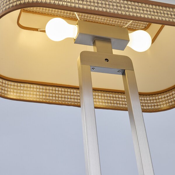 Podne Lampa MARKET SET, Square, Bež, Dnevna soba, Tkanina / tekstil, Dizajn