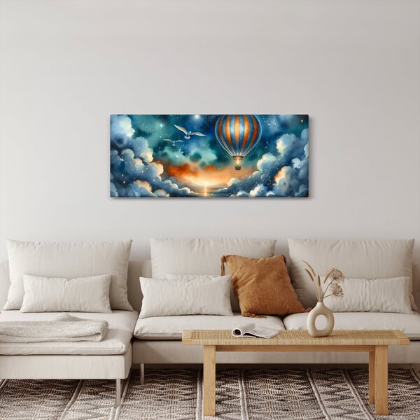 Slika - Let pod noćnim nebom (120x50 cm)