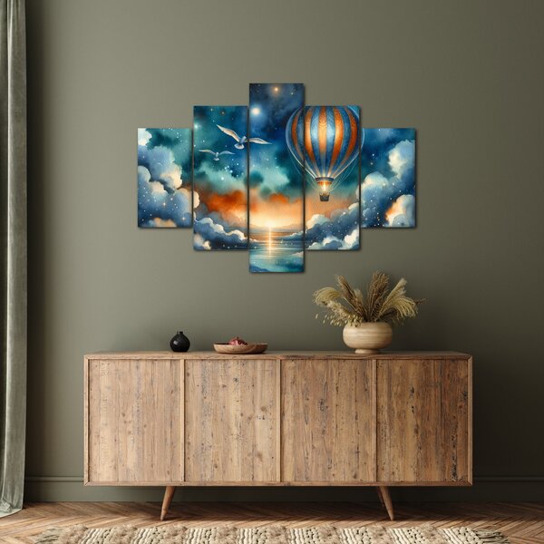 Slika - Let pod noćnim nebom (150x105 cm)