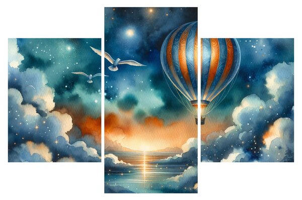 Slika - Let pod noćnim nebom (90x60 cm)