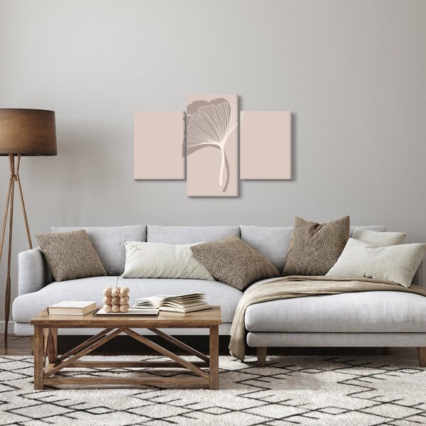 Slika - Bež lišće N⁰4 (90x60 cm)