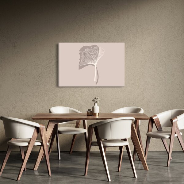 Slika - Bež lišće N⁰4 (90x60 cm)
