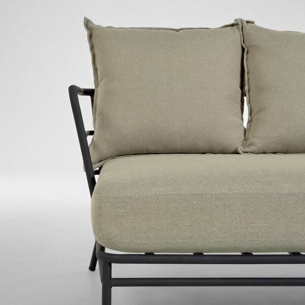 Bež vrtna sofa s metalnom konstrukcijom Kave Home Mareluz