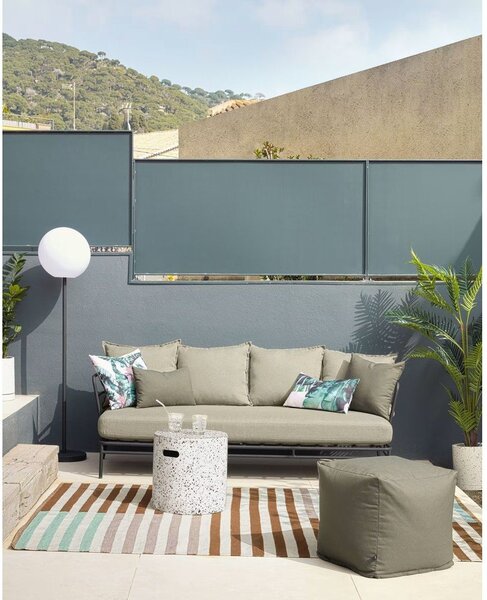 Bež vrtna sofa s metalnom konstrukcijom Kave Home Mareluz