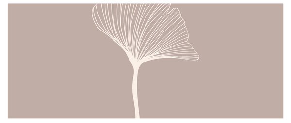 Slika - Bež lišće N⁰5 (120x50 cm)