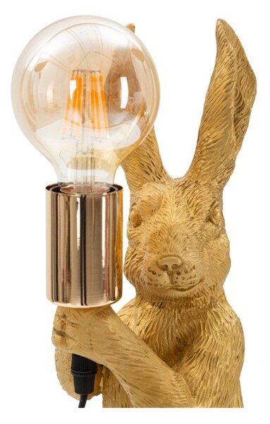 Stolna lampa u zlatnoj boji (visina 35,5 cm) Rubbit – Mauro Ferretti