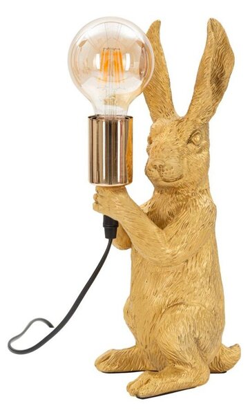 Stolna lampa u zlatnoj boji (visina 35,5 cm) Rubbit – Mauro Ferretti