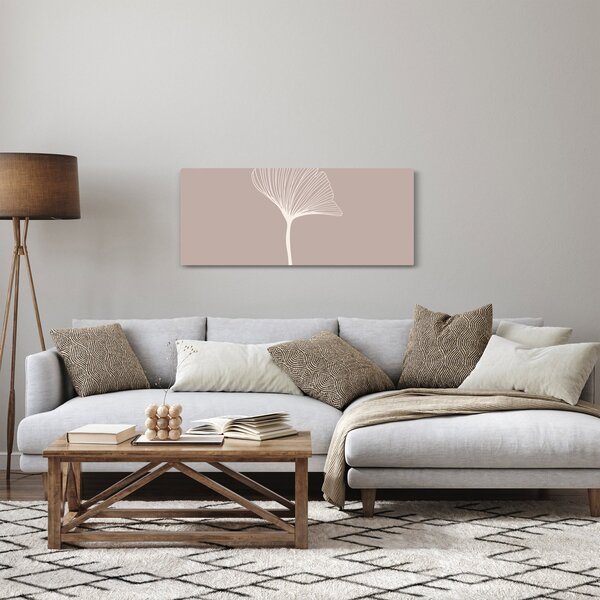 Slika - Bež lišće N⁰5 (120x50 cm)