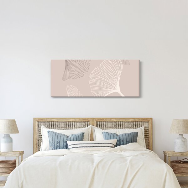 Slika - Bež lišće N⁰6 (120x50 cm)