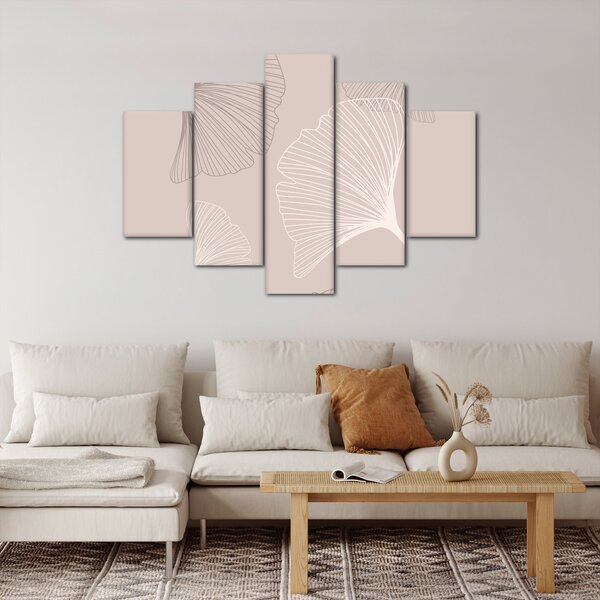 Slika - Bež lišće N⁰6 (150x105 cm)