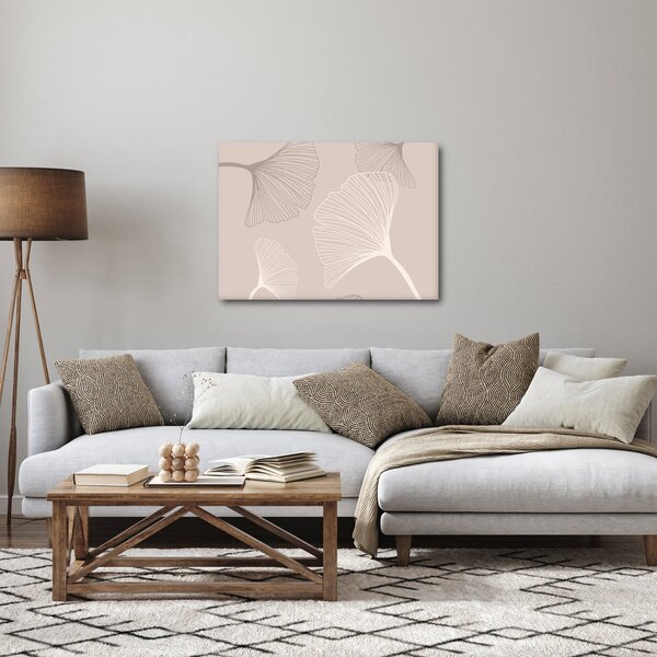 Slika - Bež lišće N⁰6 (70x50 cm)