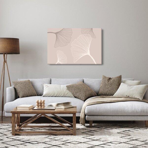 Slika - Bež lišće N⁰6 (90x60 cm)