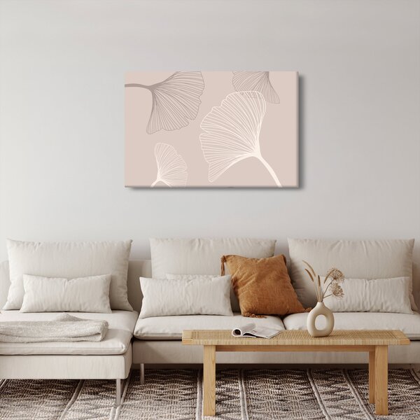 Slika - Bež lišće N⁰6 (90x60 cm)