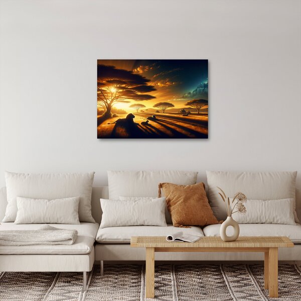 Slika - Lavovi u odmoru (70x50 cm)