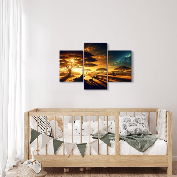 Slika - Lavovi u odmoru (90x60 cm)