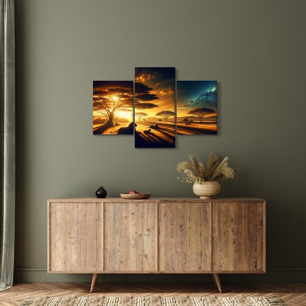 Slika - Lavovi u odmoru (90x60 cm)