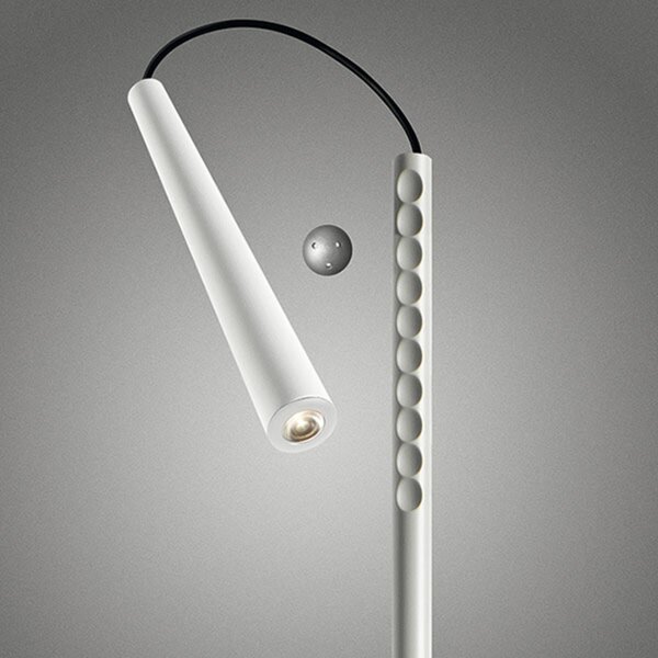 Stolne Lampa Foscarini, Magneto, Bijela, Dnevna soba, Metal, Dizajn