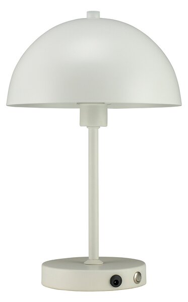 Stolne Lampa Dyberg Larsen, Stockholm, prigušiv, Bijela, Dnevna soba, Metal, Skandinavski