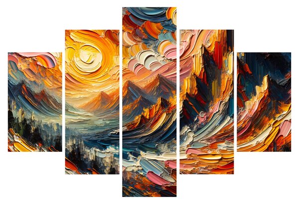 Slika - Planine okupane suncem (150x105 cm)