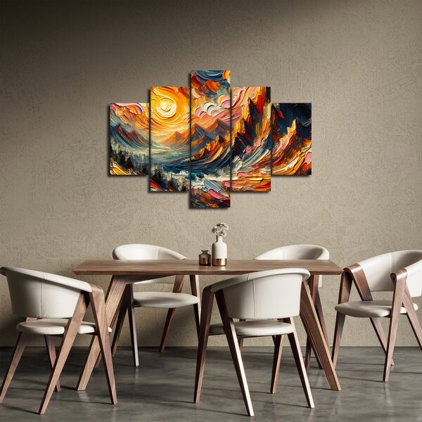 Slika - Planine okupane suncem (150x105 cm)