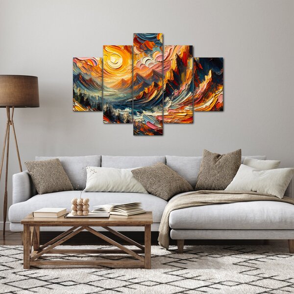 Slika - Planine okupane suncem (150x105 cm)
