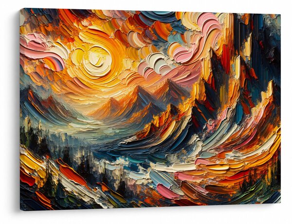 Slika - Planine okupane suncem (70x50 cm)