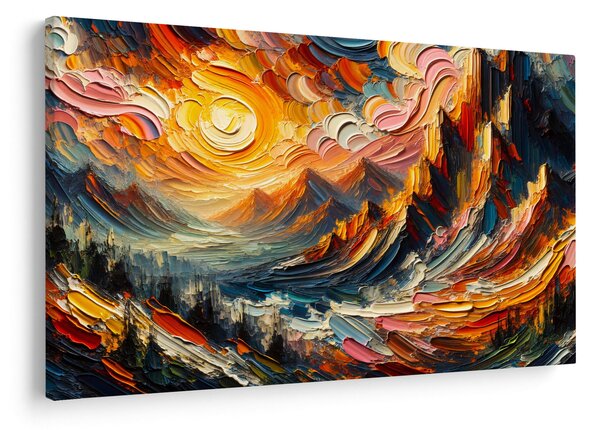 Slika - Planine okupane suncem (90x60 cm)