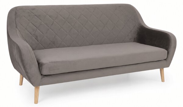 Sivi trosjed CORANTI VELVET