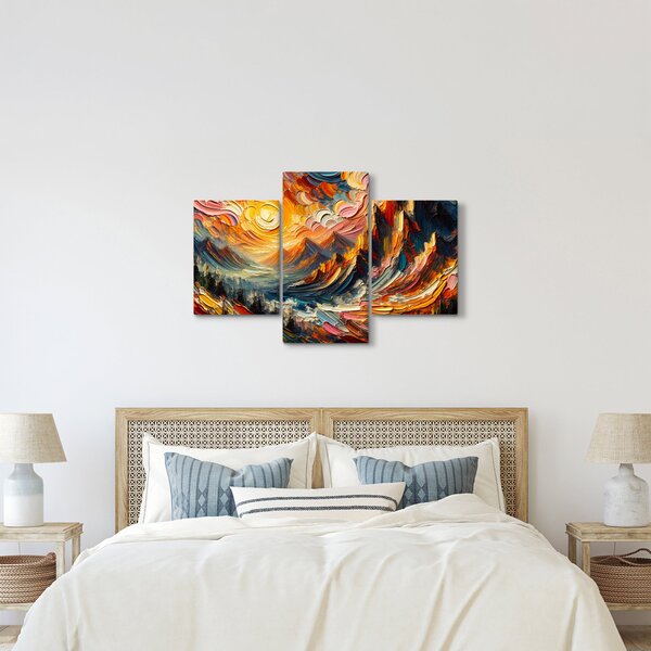 Slika - Planine okupane suncem (90x60 cm)