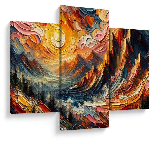 Slika - Planine okupane suncem (90x60 cm)