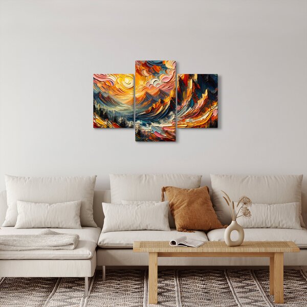 Slika - Planine okupane suncem (90x60 cm)