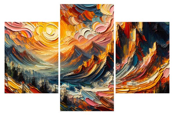 Slika - Planine okupane suncem (90x60 cm)