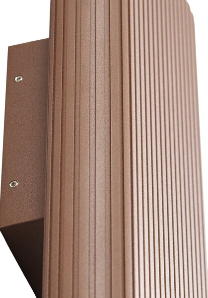 Vanjske Svjetiljka Lucande, Raija, Smeđa / hrđa, Aluminij, Moderan